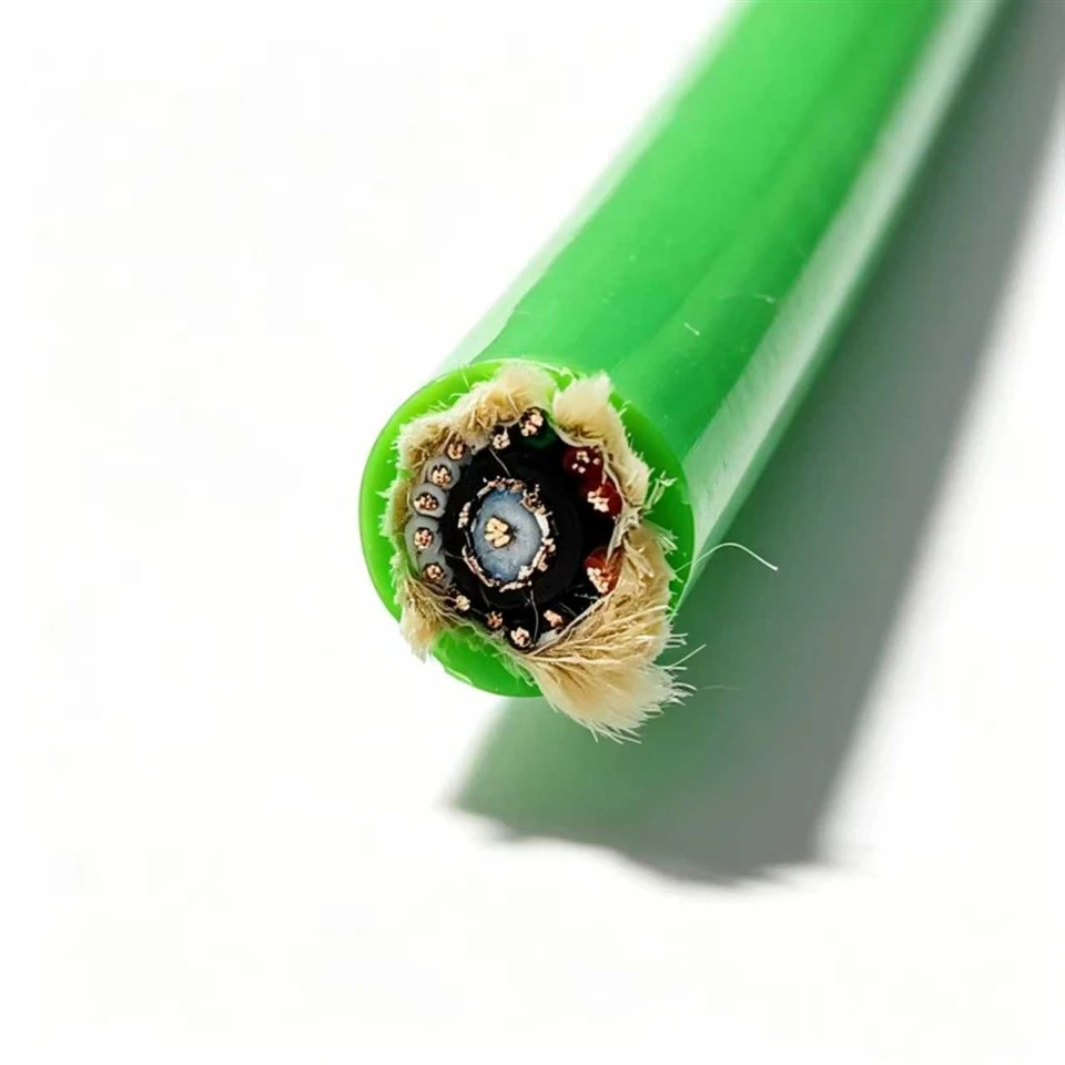 Durable Submersible Cable 16*24AWG+Coax TPU Jacket Tinned Copper Braided Shield For Marine Engineering best