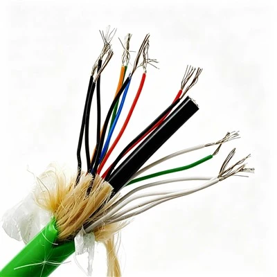 كابل غاطس متين 16 * 24AWG + سترة من البولي يوريثان المحوري درع مضفر من النحاس المعلب للهندسة البحرية